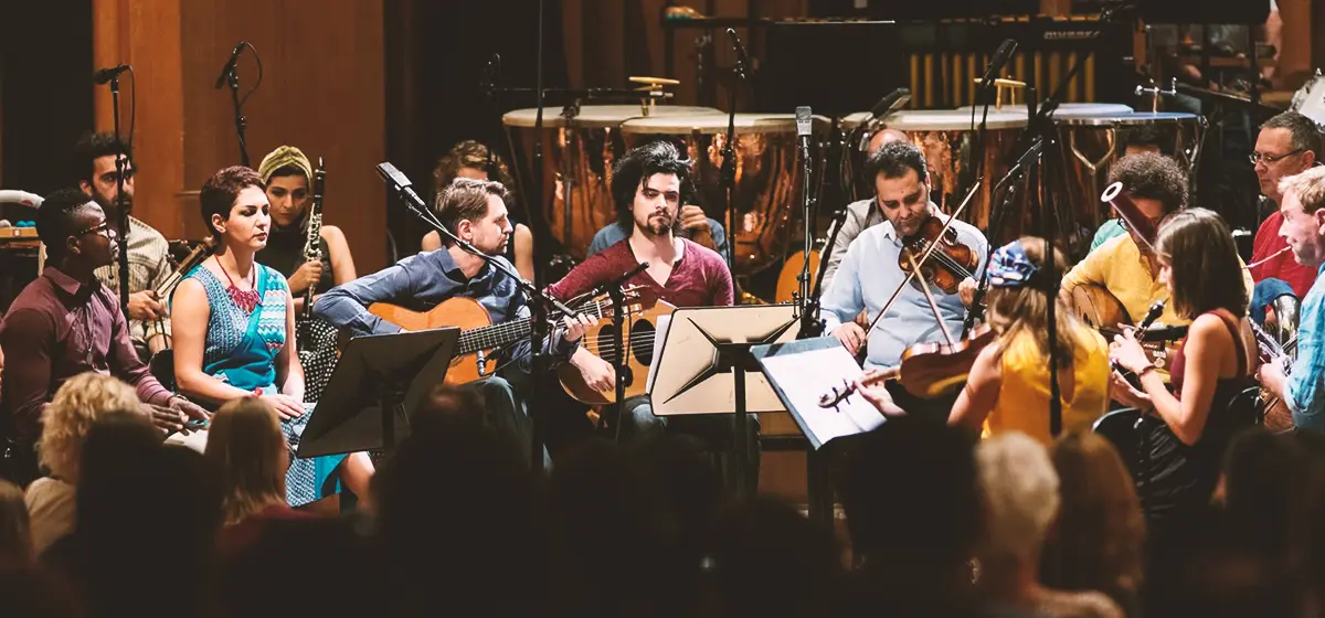 Baharak Abdolifard on stage at ORF Radiokulturhaus June 2017